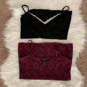WHBM White House Black Market Lot of 2 Camisoles